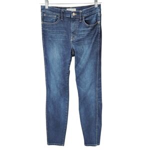 Madewell High Riser Skinny Jeans in Medium Blue Wash